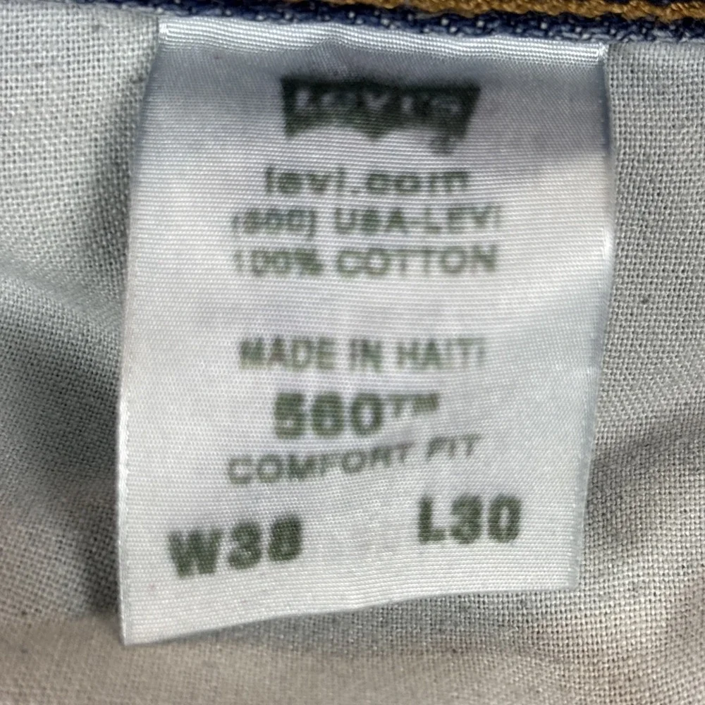 Vtg Y2K‎ Levi's 560 Loose Fit Tapered Leg Jeans Men 38x30 Blue